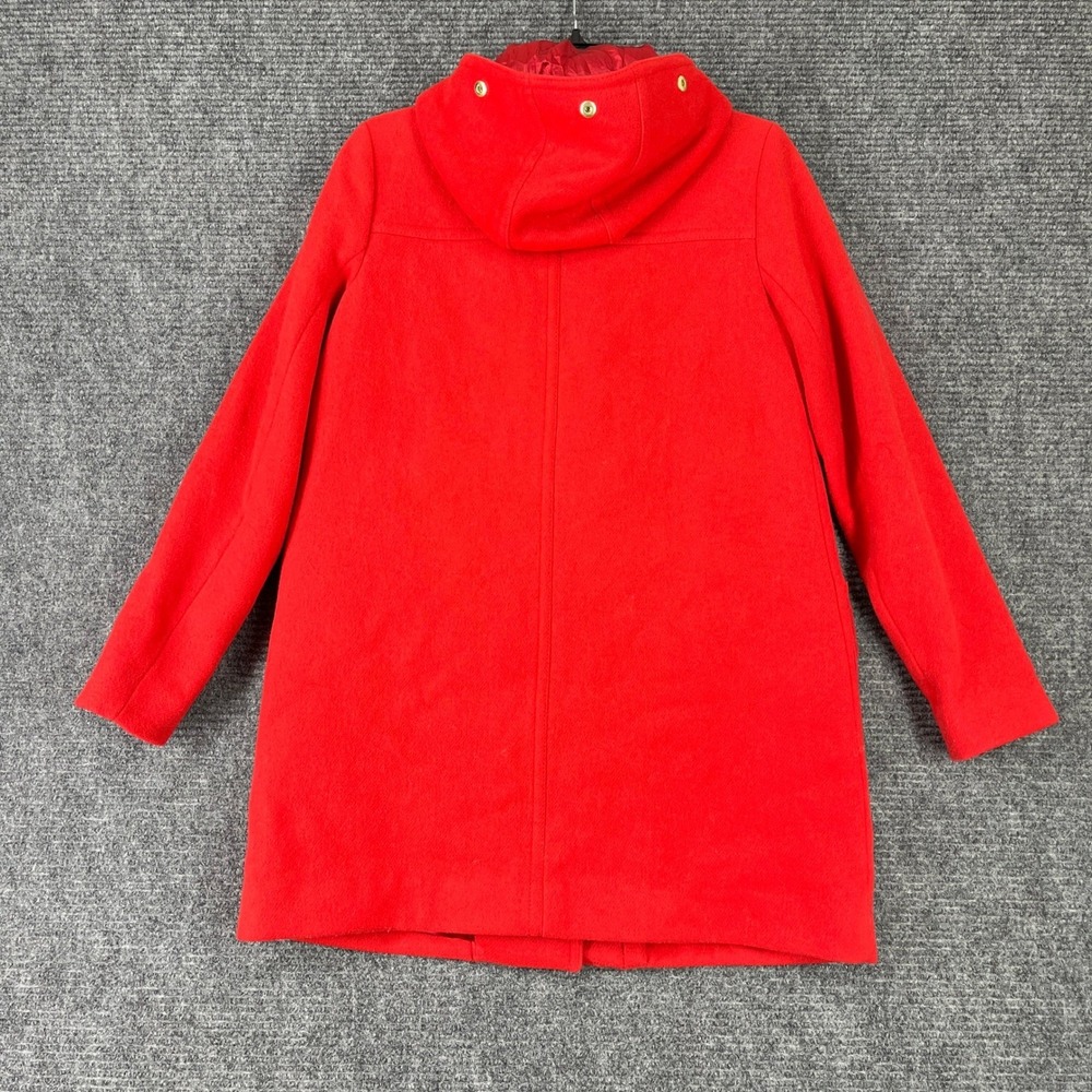 J Crew wool coat 2 hooded winter classic quiet luxury chic indie‎ coldweather - Picture 3 of 10